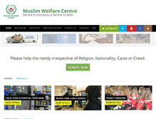 Tablet Screenshot of muslimwelfarecentre.com